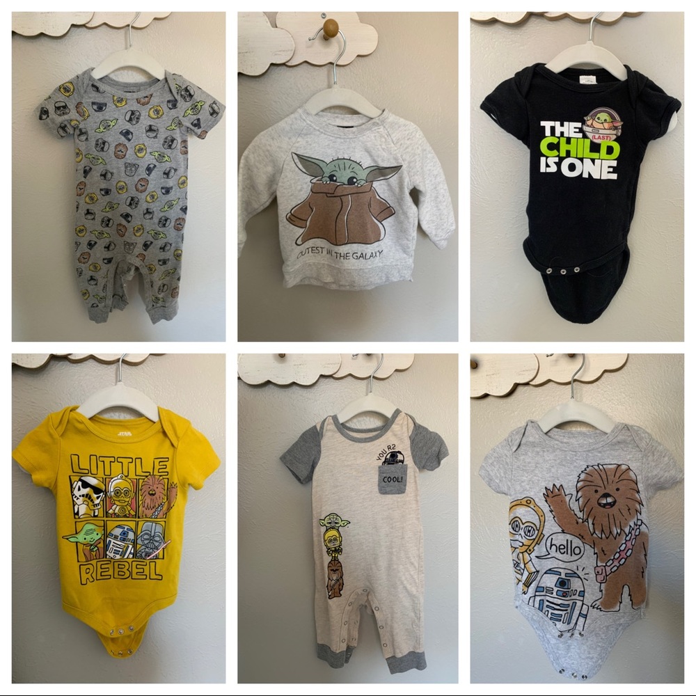 6-18 Month Star Wars Baby Boy 1st Birthday Bundle